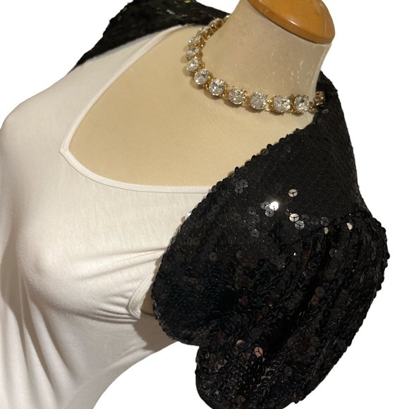 B DARLIN Sequins Shrug Size Small Taylor Swift Swifty Clothing Very Cute - Picture 4 of 10